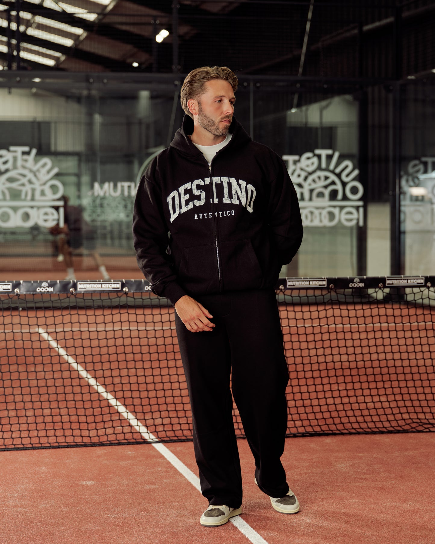 Distressed Autentico Zip Hoodie