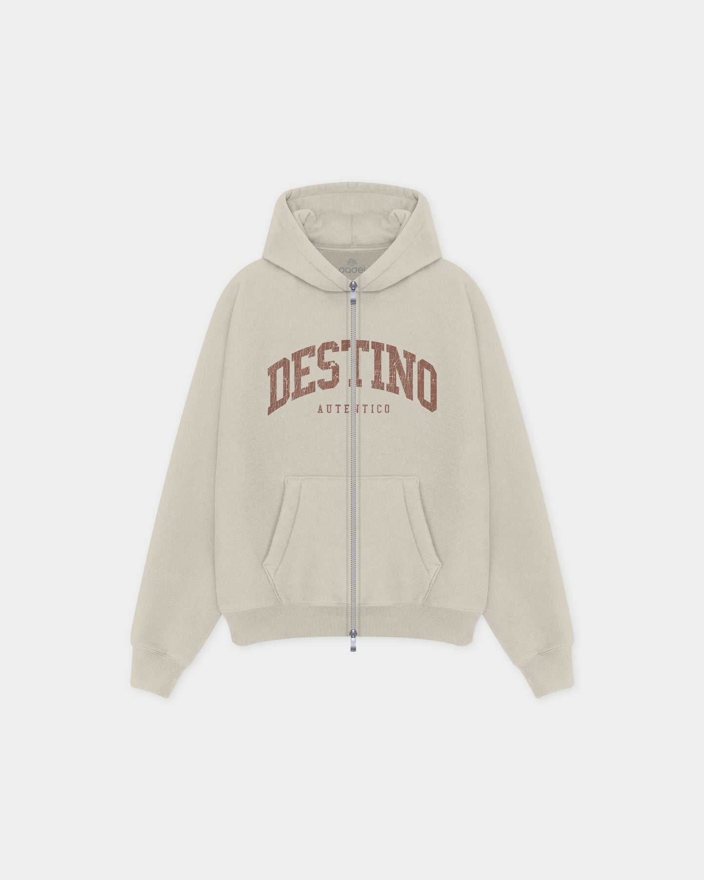 Distressed Autentico Zip Hoodie
